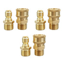3pairs Solid Quick Connector 3/8" Pressure