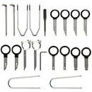 20PCS Professional Car Radio Removal Key Tool Kit Audio Tools Keys Stereo CD 3C