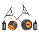 Fuel Cap + Oil Cap + Sprocket Cover Bar Nut For Stihl 020 020T 021 023 024