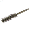 Anti-Static Bristle Hair Styling Round Roller Comb Brush With Wood Handle