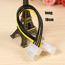 1xCord Adapter ATX Male to 4Pin Female PC CPU Power Supply Extension Cable New