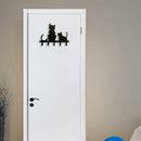 Black Design Iron Hook Decorative Metal Wall-Mounted Hook Hat Coat Clothes