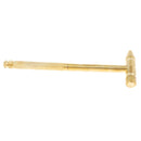 Compact Brass Hammer Repair Tool with Screwdriver for Goldsmith Silversmith
