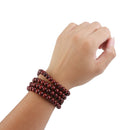 108pc 8mm Wood Beads Tibet Buddhist Prayer Bracelet Bangle Mala Necklace