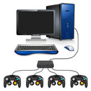 4 Port USB Gamecube N GC Controller Adapter Converter For Switch/Wii U /PC 3In1