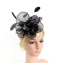 2x Retro Crystal 2 Colors Feather Headband Wedding Headpiece Flapper Costume
