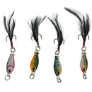 4 pcs Lead Bait Jigs Fishing Lures Jigs Bait 25 mm/1 inch,Lead Sea Fishing  K2N6