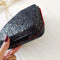 Creative Diamond Shaped Shoulder Bag Sequins Women Crossbody Bags (Black)