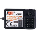 FS-GR3E Upgraded 2.4G 3CH Channel Receiver GT3B GR3C for RC Car Truck Boat Black