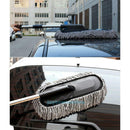 Car Wash Duster House Cleaning Brush Wax Mop Microfiber Telescoping Dusting Tool