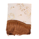 Yellow Piano Half Cover Cloth+Piano Stool Chair Bench Cover for Pianist Gift