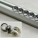 10pcs Silent Curtain Track Glider Sliding Roller Hanger Gliding Runner 26mm