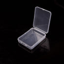 1XS Small Plastic Transparent With Lid Collection Container Case Storage Box 3C