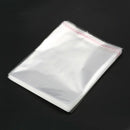 100PCS Clear Resealable Self Adhesive Sealing Plastic Bags 16x20cm F7X7