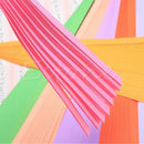 90pcs Origami Lucky Star Paper Strips Folding Paper Ribbons Candy Colors Best