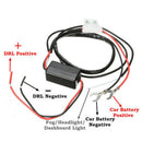 12V Car LED Running Light Relay Harness DRL Controler On/Off Switch