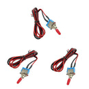 3x Security Alarm Pre-Wired On/Off Mini Toggle Switch for Car alarm systems,