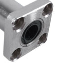 8mm Inner Diameter Square Flange Linear Motion Bushing Ball Bearing LMK8UU U7O6