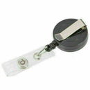 1* Retractable Recoil ID Badge Lanyard Name Tag Key Holder Card Clip Belt D S4H7