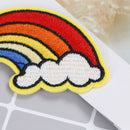 2pcs cute feather patches iron sew on embroidery applique diy cloth stickers  ES