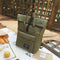 Women Canvas Backpack Preppy Large Shoulder Bag School Bags (Army Green)
