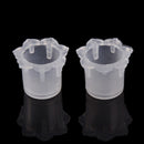 1000pcs 13mm Plastic Tattoo Hexagonal lace Ink Cups Caps Holder Pigment Suppl BX