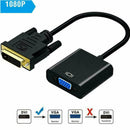 1080p DVI-D 24+1 Pin Male to VGA 15Pin Female Cable Converter Bes Adapter A P3Y3