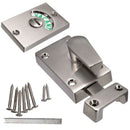Toilet Wc Indicator Privacy Dead Door Lock Vacant Engaged Satin Nickel + Sc D8R8