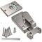 Toilet Wc Indicator Privacy Dead Door Lock Vacant Engaged Satin Nickel + Sc D8R8
