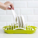 Kitchen Plate Rests Dishes Rack Draining Tableware Holder Shelf Dish Draine