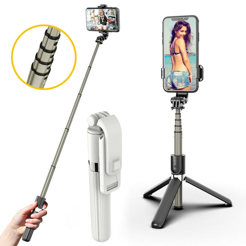 L03 33.9 "Mini Selfie Stick Tripod with Remote Control for Android DSLR Camera