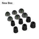 New Bee Noise Isolating Memory Foam Ear Tips Silicone Earmuffs (Black)
