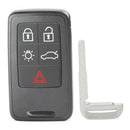 Car 5 Button Smart Remote Key for Volvo XC60 S60 S60L V40 V60 434Mhz KR55WK