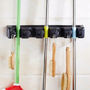 Multifunctional Wall Mounted Mop Brush Broom Holder Hanger Organizer Storag