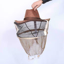 Beekeeping Beekeepers Cowboy Hat Mosquito Bee Insect Protect Head Face Net P7S4