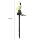 Solar Power LED Parrot Lawn Light Waterproof Garden Landscape Lamp (Yellow)