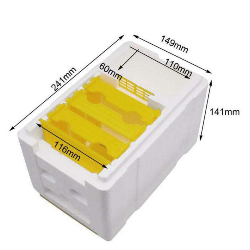 Harvest Bee Hive Beekeeping King Box Pollination Box Foam Frames Beekeeping xcv