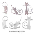 1Set Cat Metal Cutting Dies Embossing for DIY Scrapbooking/Photo(GG0019)