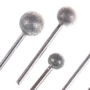 6pcs Round Diamond Grinding Wheel 3mm Round Shank for Rotary Tool BX