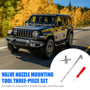 Metal Valve Stem Puller +Core Wrench Screwdriver 4 Way Tool for Car Bike Bicycle