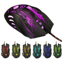 LED Optical USB Wired Gaming Game Mouse Gamer Mice Laptop For PC G1J6