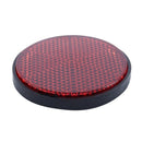 12 Muliti Purpose Red Light Reflectors Rear Trailer Reflector Disks Caravan A7Q6