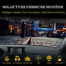 C68 USB+Solar Car TPMS Tire Pressure Monitor System with 4 External Sensors A
