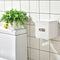 Waterproof All Covered Toilet Paper Holder Box,Wall Mounted Bathroom Paper  U8J8