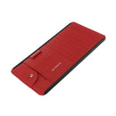Auto Car Sun Visor 9 CD DVD Disk Card Case Storage Holder Pen Clip Bag Red