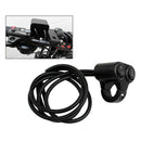 Universal 2-in-1 7/8inch Motorcycles Headlight Switch Motor 12V Fog Lamp New