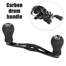 Carbon Fiber Fishing Reel Handle Rocker Cork Rubber Knob For ABU ReelsB Hn