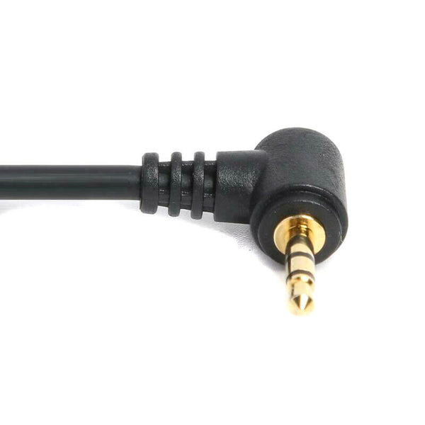 Black 2.5mm Plug To 3.5mm Headphone+Mic Jack Adapter Cable For Panasonic Phon-