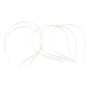 5Pcs 3mm Metal Tiara Headbands Hairbands Simple Temperament Girl Hair Clips  Z