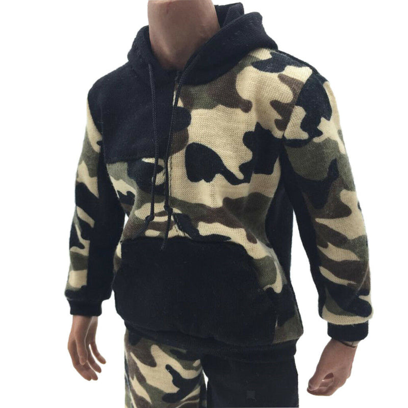 1:6 Hot Male Camouflage Hoodie Clothing for 12"   Male